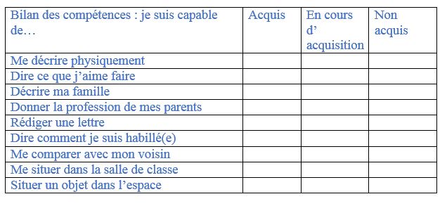 competence description