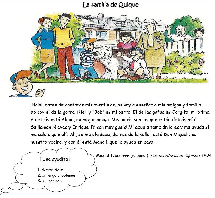 la familia de quique